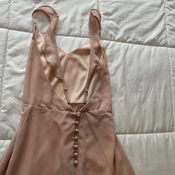 Lulus blush formal dress - Picture 3 of 4